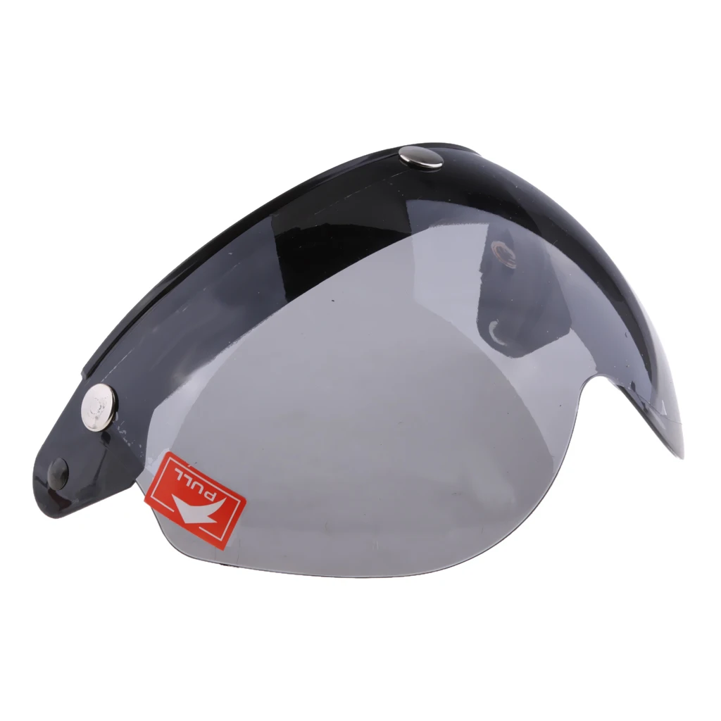 Replacement Motorcycle Bike Mirror Lens Shield Visor 3/4 Open Face for Universal Motorcycle Helmet