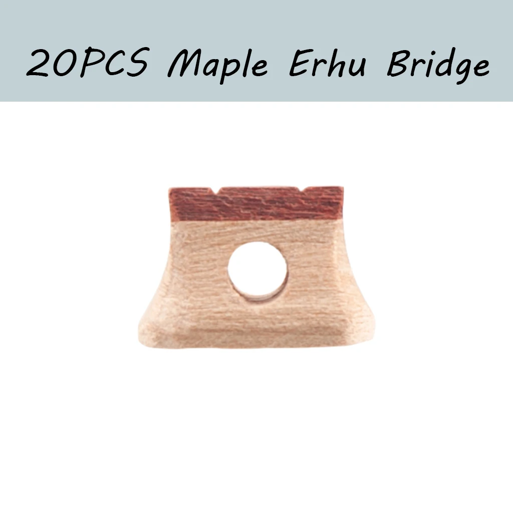 

20PCS Maple Composite Erhu Code Chinese Erhu Bridge Mazi