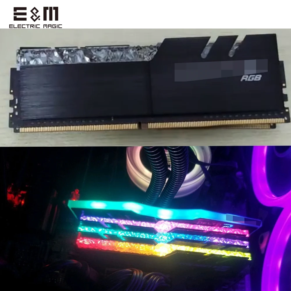  Modify Memory RAM Light Guide Bar For G Skill Trident Z RGB Change To Royal Series Band Improve Lig