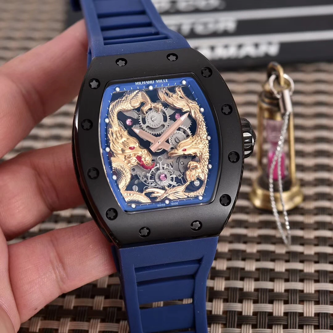 Richard Mille RM011 01 Roberto Mancini RM11 Iced Baguette|Mechanical  Watches| - AliExpress