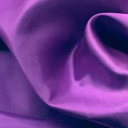Soft Satin Fabric for Wedding Decorations, DIY Sewing, and Craft Accessories - 34 Vibrant Colors (PURPLE)