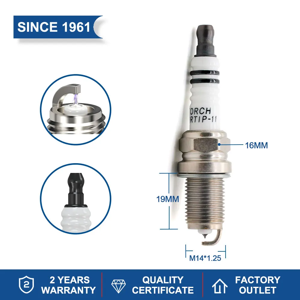 2-8PCS Candles Replace 6741/IFR6E11 7658/IFR6J11 3678/IFR6L11 0127/SIFR6A11 3546/PFR6N-11 Iridium Platinum Torch K6RTIP-11 spark plug