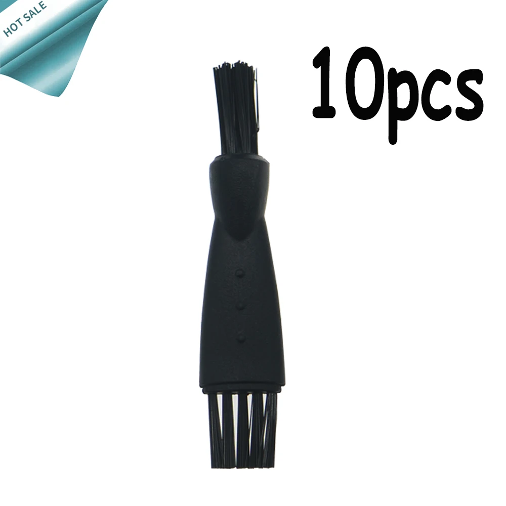 10pcs/Set Double Head Brush Electric/Manual Razor Replacement Cleaning Brush Hair Remover Practical Shaving Mini Brush