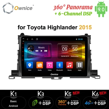 

Ownice Android9.0 Car Radio DVD Player 4G 64G Large Screen HD GPS Navi Octa Core 4G LTE DSP Optical for Toyota Highlander 2015