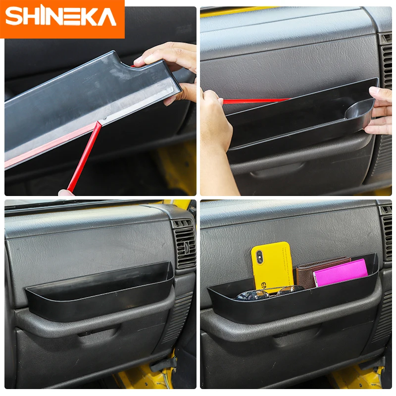 Подлокотник SHINEKA подлокотник для хранения подходит Jeep Wrangler TJ 1997 2006 аксессуары