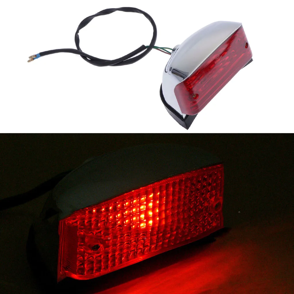 ABS Plastic - Red Taillight Brake Tail Light for Honda Rebel CA 250 CMX 250C