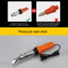 220V 2000W Plastic Integrated Welders 3000Pa Hot Air Gun Welding Torch Gun Heating Core Set High Power With Welding Rod Nozzle 5