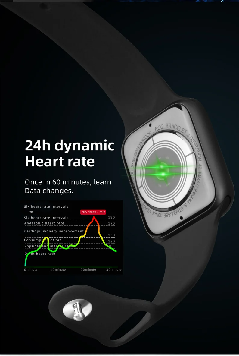 P90 Smartwatch Passometer Sleep Monitor Heart Rate Fitness Tracker Men Women Full Touch Screen Waterproof Sport Smart Watch Band