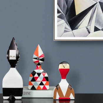 

Color Abstract Fairy Tale Puppet Ornaments Figurines Miniatures Home Accessories Gifts Desktop Personas Creative Displays A801