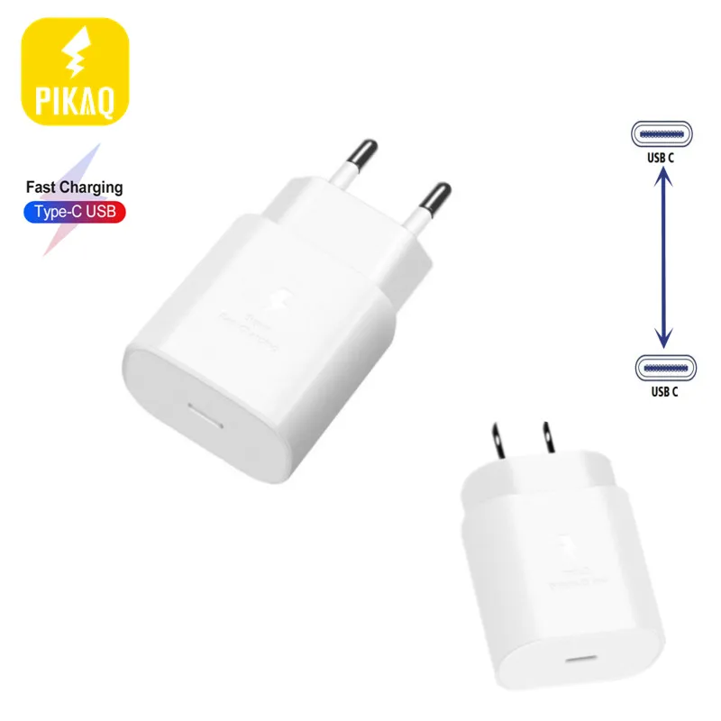 For Samsung Fold 3 2 Flip S22 S21 S20 Note 20 10 Plus Ultra A70 Super Fast Charger 25W Galaxy A80 adaptadores A52 A22 S10 S9 | Мобильные