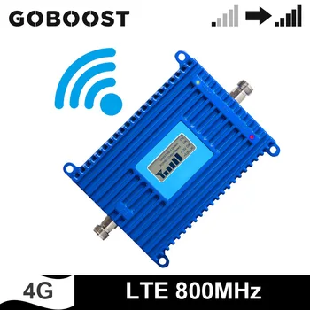 

GOBOOST Band 20 LTE 800 MHz Signal Booster Mobile Phone Internet Repeater 4g Cellular Amplifier High Gain 70dB