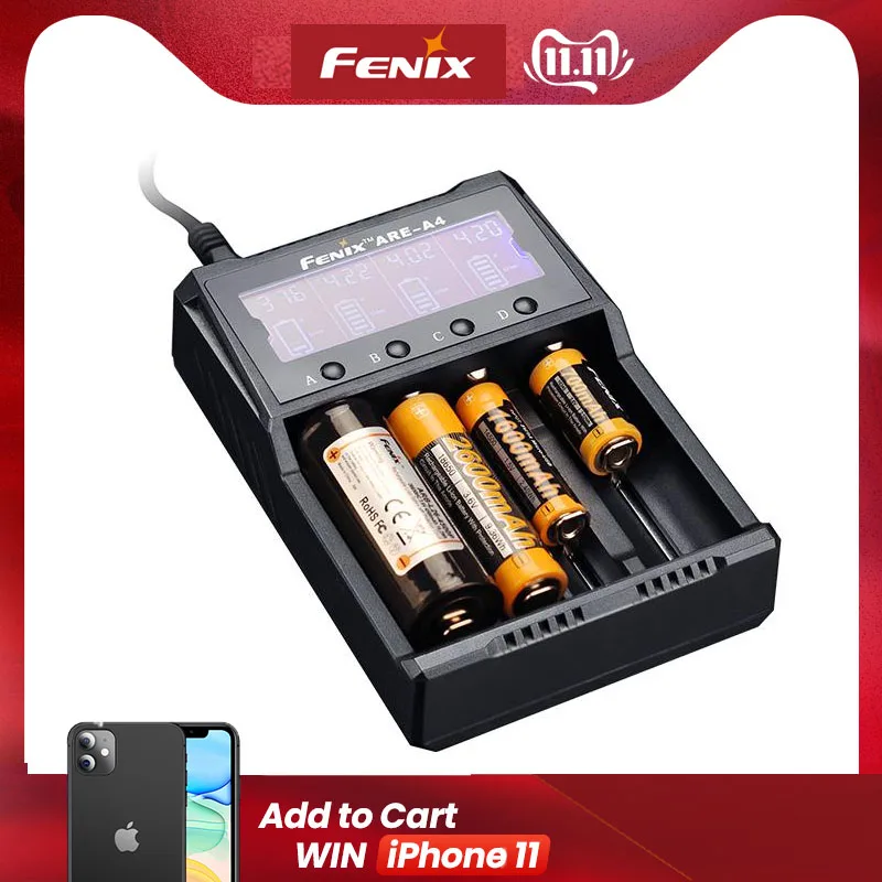 2019 Новый Fenix ARE A4 четырехканальный умное устройство для зарядки совместим с типы