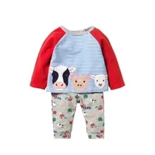 Little maven/осенний хлопковый комплект одежды для маленьких мальчиков от 2 до 7 лет Детская Осень Бутик Одежда комплекты одежды для мальчиков