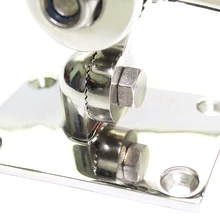 Крепежные детали кронштейна, ржавчиковая трещотка, аксессуары из нержавеющей стали, крепление для яхты, антенны, Регулируемая антенна, основание, двойная ось, Морская Лодка