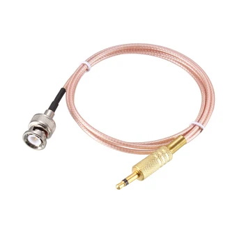 

uxcell 1pc BNC Male to 3.5mm 1/8inch Mono TS Male Coaxial Power Audio Cable 0.5ft to 10ft
