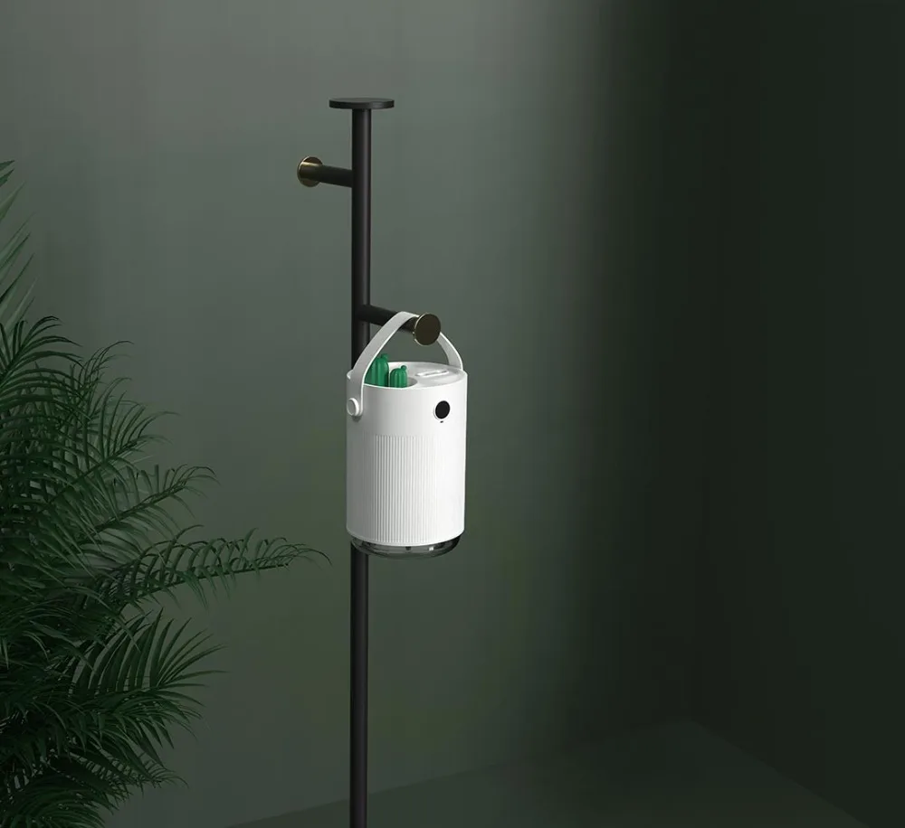 YouPin 1L Sothing Cactus Double Spray Humidifier LCD Digital Detect Humidity Purifying Air Mist Diffuser With 7 Colorful LED Light (18)