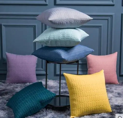 

Ice silk mat cushion cover office cushion pillowcase sofa mat hug pillowcase