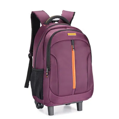 Брендовый рюкзак на колёсах, студенческий багаж, модный рюкзак-интернат, дорожный Многофункциональный чемодан, школьный рюкзак с отделением для ноутбука - Цвет: 3