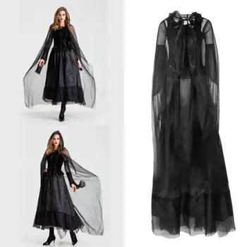 

Adults Womens Witch Costume Gothic Party Cosplay Halloween Fancy Dress Outfit