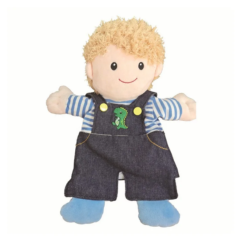 35cm family open mouth glove puppets kindergarten show mom ventriloquist tell story muppet Role play handdoll boy girl gifts toy hand puppet