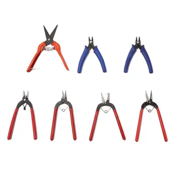 

1pcs Jewelry Pliers Tools & Equipment Kit Cutting Wire Blue Red Handle Pliers For DIY Handmade Jewelry Making Pliers Tool
