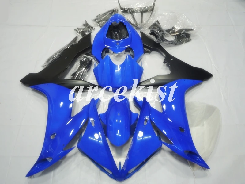 blue Литьевая Форма ABS мотоцикл обтекатель комплект подходит для YAMAHA YZF-R1 2004 2005 2006 r1 04 05 06 тело набор синий - Цвет: blue