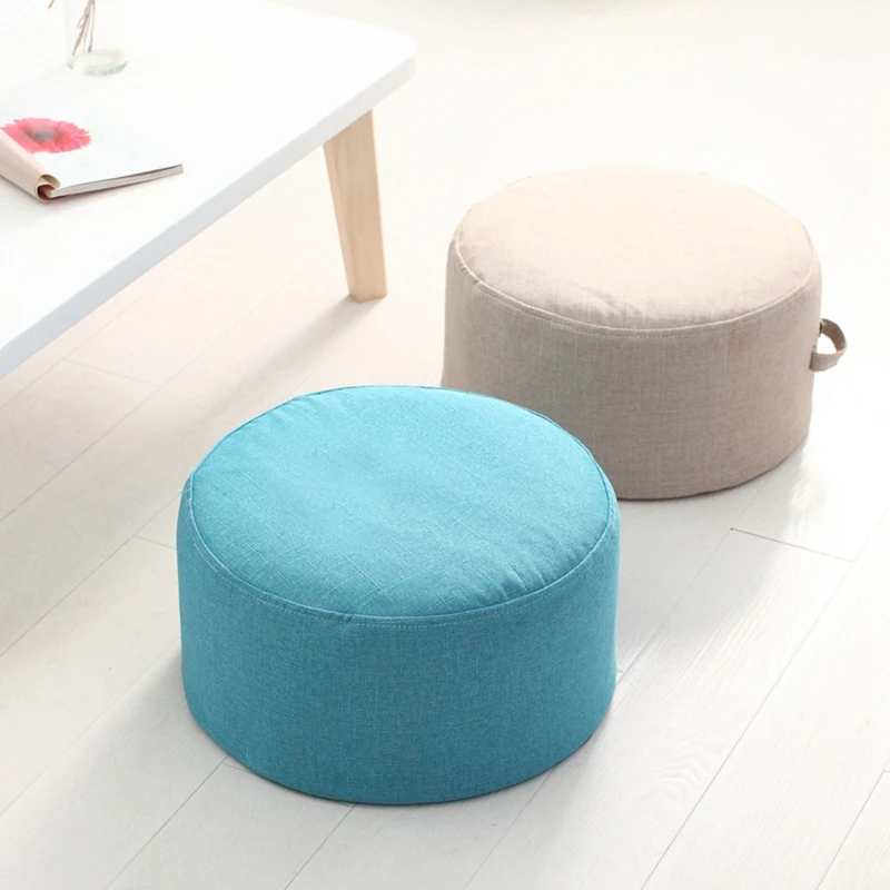 Дизайн круглая высокопрочная губчатая подушка для сиденья татами подушка для медитации йоги круглый коврик подушки для стула(синий