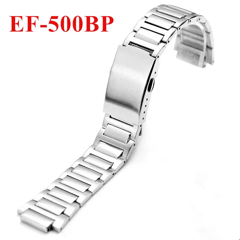 Stainless Steel Watch Band For EF 554 EF 565 EF 500 Steel Band Men's Watch  Strap Watches Dedicated Accessories|Watchbands| - AliExpress