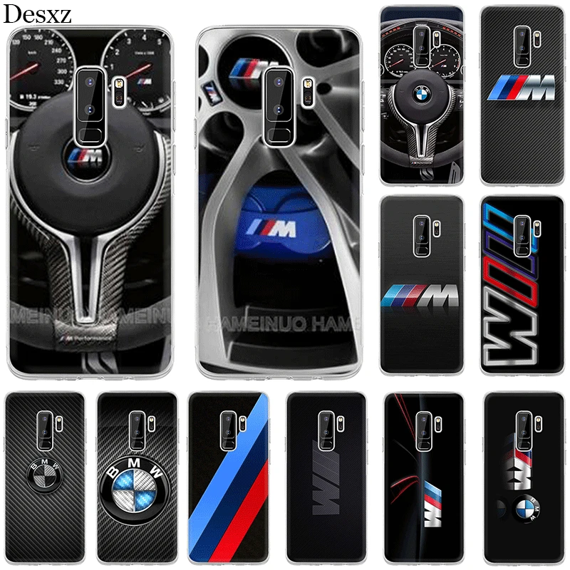 

Desxz Phone Case for Samsung M10 M20 M30 M40 S6 S7 Edge S8 S9 S10 S10E Plus Note 8 9 New BMW Cover