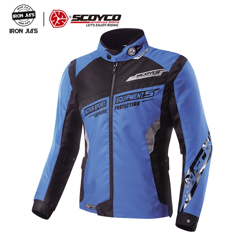 

SCOYCO Motorcycle Reflective Jacket Motocross Racing Off Road Protective Equipment Armor Chest Back Protector Men Clothing