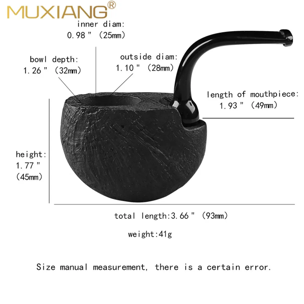 H179e6668dc9a4d3389106d02d56934bcF Handgemachte Mini-Rauchpfeife aus Bruyèreholz