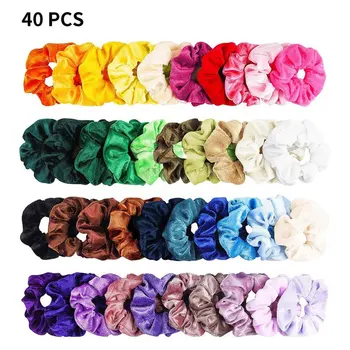 

Fleece Hair Ring Multi-Color Optional Gold Velvet Hair Ring Hair Accessories Professional Fashion Portable