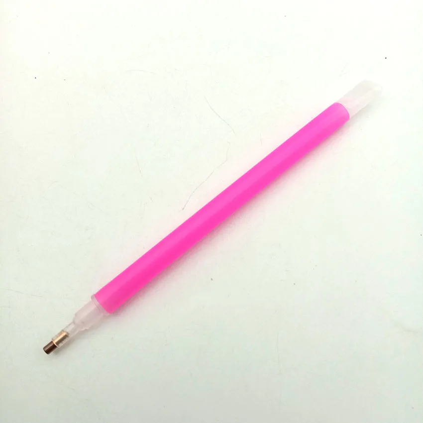 3 шт./компл. модные аксессуары воск нажмите с силой так, ручка для дизайна ногтей Стразы Палочки ing инструментах перо пластина легко Палочки вверх Маникюр нейл-арта - Цвет: 2pcs pink pen
