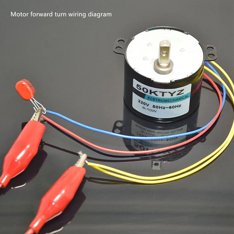 50ktyz синхронный двигатель переменного тока, 220V 5rpm небольший электродвигатель, реверс управляемой низкой скорости микро-моторов, J15012