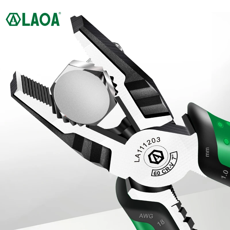 LAOA Multifunction Pliers Set Industrial Grade Wire Cutters/Long Nose/Diagonal Nose Pliers CR-V High hardness and durability universal pliers,hand tools,multifunctional pliers,multifunctional tools,wire cutter,wire cutting pliers,wire pliers,cutting pliers,carbon steel pliers,wire stripping pliers,stripping pliers,wire stripper,mini wire stripper,mini wire cutter,mini pliers,knife pliers,punch pliers,hog ring plier,circlip pliers,locking ring pliers,crimping pliers,crimping tool,crimping tools,hugging blanket,adhesive pump pliers,water pump pliers,surgical forceps