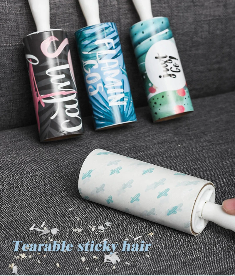 Viscosifier Tearable шерстяная наклейка барабанная Пылезащитная бумага портативная одежда удаление пыли прилипание шерсти рулон-щетка бумажный поглотитель шерсти