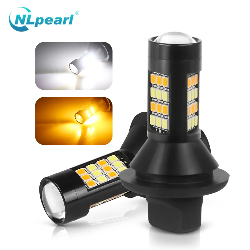 

Nlpearl 2x Car Light Assembly Led DRL Turn Light T20 Canbus Led Daytime Running Light Ba15s BAU15S 1156 P21W Turn Signal Lamps