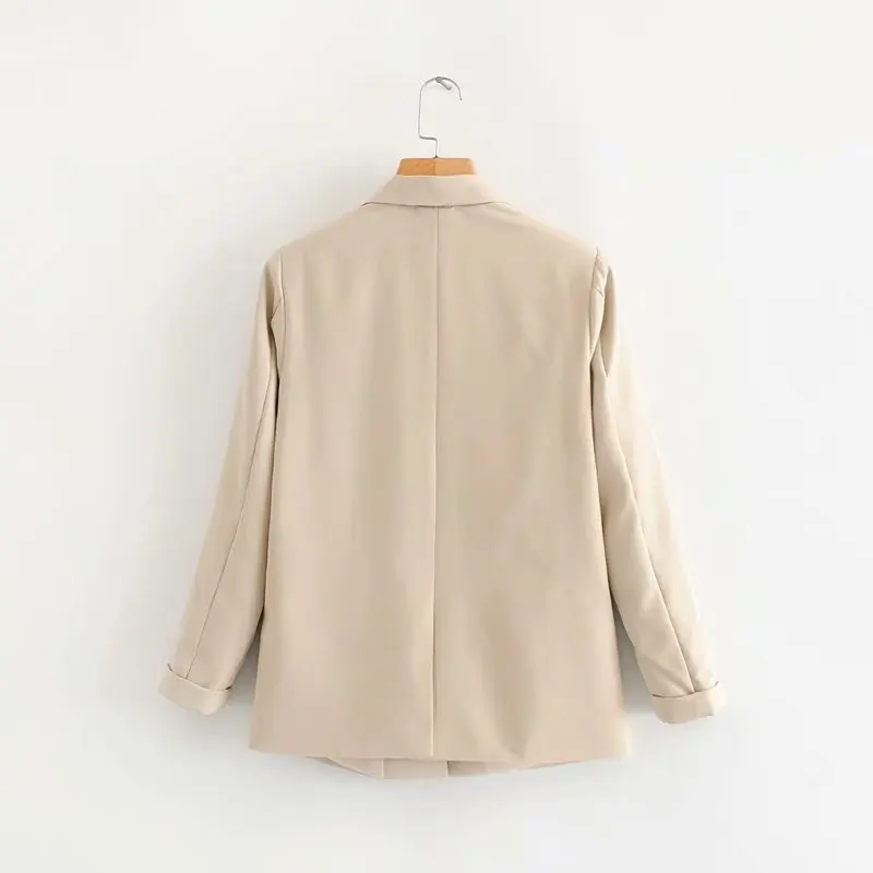 

WOMEN'S Dress Wholesale 2019 Autumn New Style Simple Solid Color One-Button Suit Jacket Women's Y239
