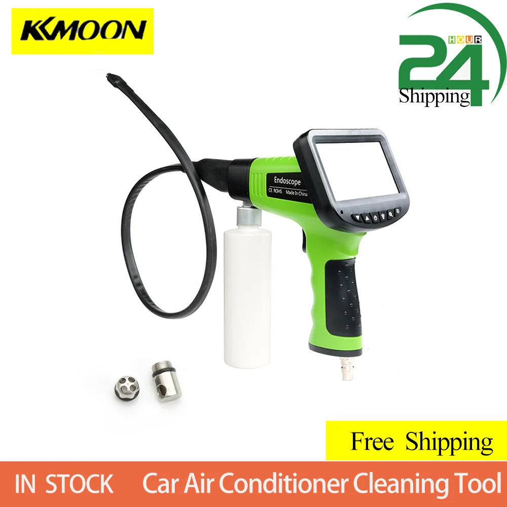 カーエアコンクリーニングガン 多機能 充電式 可視化 ダクト検査