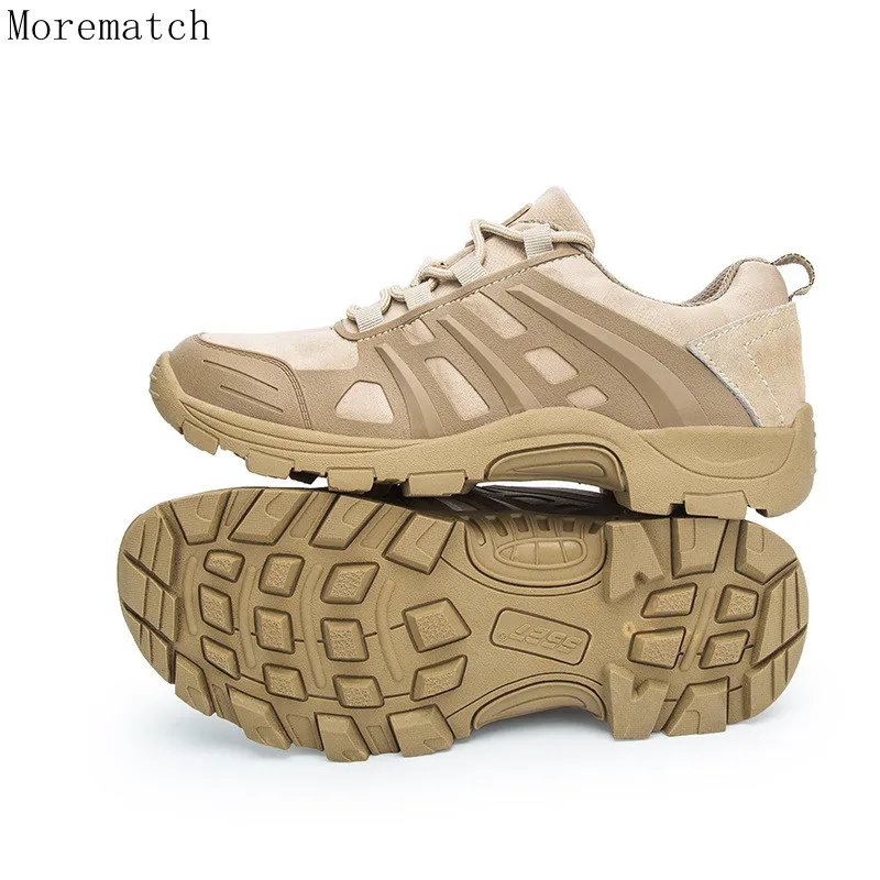 

Outdoor Men Hiking Shoes Waterproof Breathable Tactical Combat Army Boots Desert Training Sneakers Anti-Slip Trekking Shoes