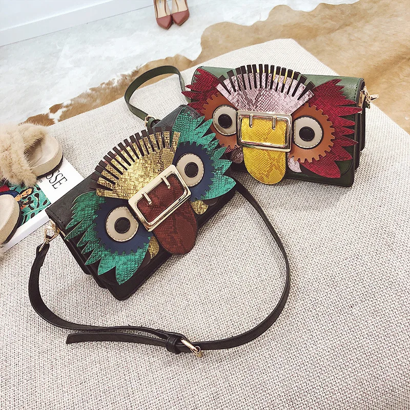 New Ribbon Bird Small Square Bag Contrast Color Personality Single Shoulder Leaning Women's purses and handbags women bag | Багаж и
