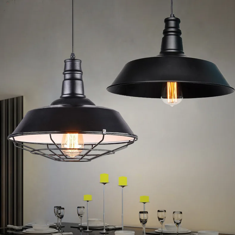 

American-Style Loft Creative Cool Vintage Industrial-Style Restaurant Bar Counter Black And White with Pattern Single-head Iron