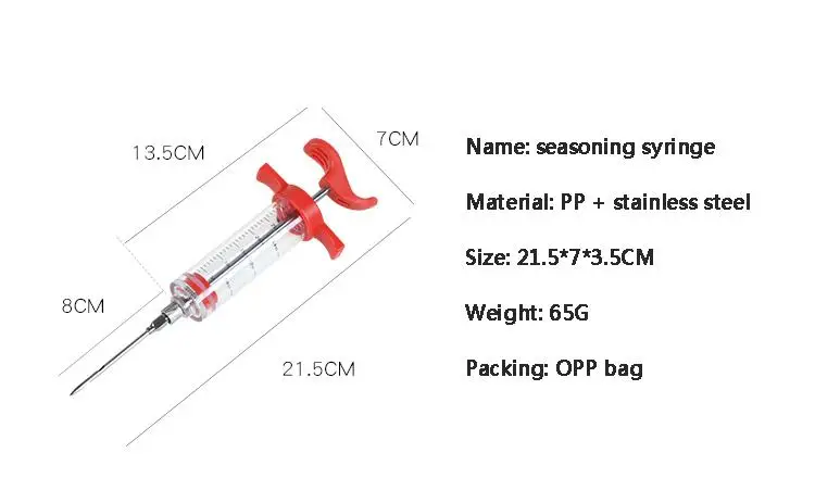 Шприцы для специй и специй из нержавеющей стали, набор игл для кухни, аксессуары для приготовления пищи, инструменты для барбекю