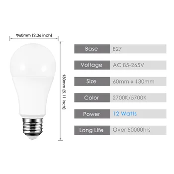 

Smart LED Light Wi-Fi Smart Bulb Home Lighting Lamp E27 B22 Smart LED Bulb Timer Voice Could Change Color