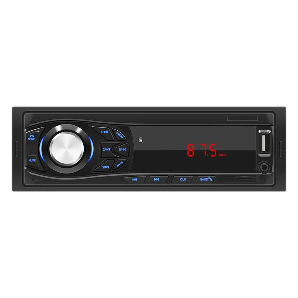 Универсальная автомобильная стереосистема 12 В 1 Din Bluetooth FM-радио Aux USB аудио