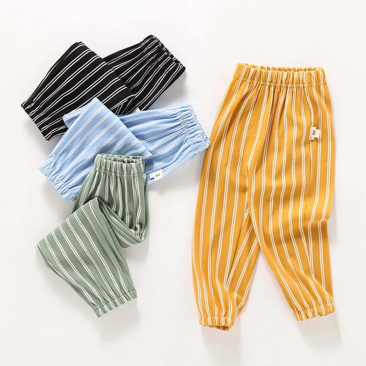 Модные летние спортивные штаны противомоскитные для девочек и мальчиков