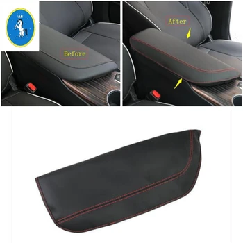 

Yimaautotrims Center Armrest Box Protection Cushion Mat Pad Cover Trim Black Fit For Toyota Camry 2018 2019 2020 Auto Accessory