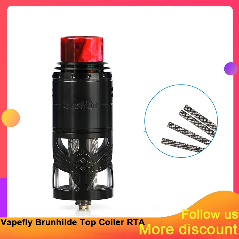 Вейп испаритель Vapefly Brunhilde 8 мл/2 мл с двойной катушкой вейп испаритель|Атомайзеры
