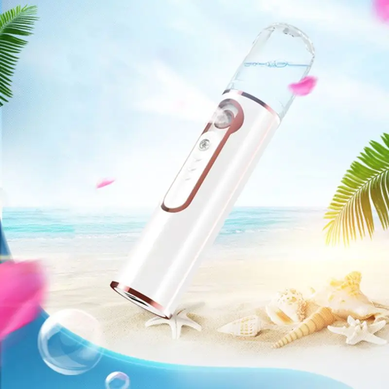 1 шт. USB Перезаряжаемый нано-увлажняющий прибор для красоты воды паровой прибор для лица холодный спрей переносной увлажнитель лица