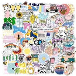 10/50/100pcs Dessin Animé Autocollants Filles Vsco Décalque pour Guitare Vélo Moto Voiture Skate Snowboard Bagage Ordinateur Portable Autocollant 